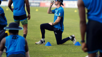 Recovery session for Faf du Plessis and Co