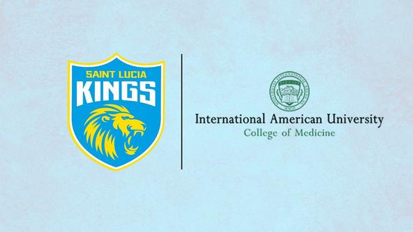 Saint Lucia Kings announces the International American University of Medicine as a partner for the 2022 season of the Caribbean Premier League